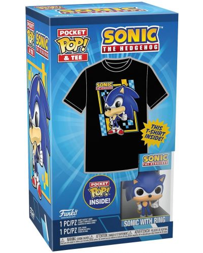 Set Funko POP! Collector's Box: Games - Sonic (Flocked) - 5