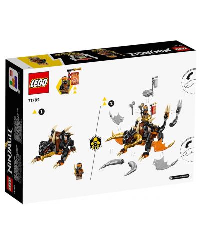 Konstruktor LEGO Ninjago - Coleov zemaljski zmaj (71782) - 2