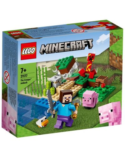 Konstruktor Lego Minecraft - Zasjeda na Creeper (21177) - 1