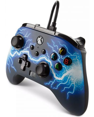 Kontroler PowerA - Enhanced, žičani, za Xbox One/Series X/S, Arc Lightning - 5