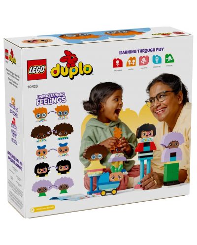Konstruktor LEGO Duplo - Montažni ljudi s velikim emocijama (10423) - 1