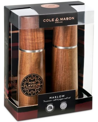 Set mlinaca za sol i papar Cole & Mason - Marlow Acacia, 18.5 х 6 cm - 4