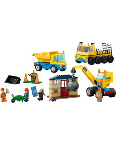 Konstruktor LEGO City - Gradilište s kamionima (60391) - 3