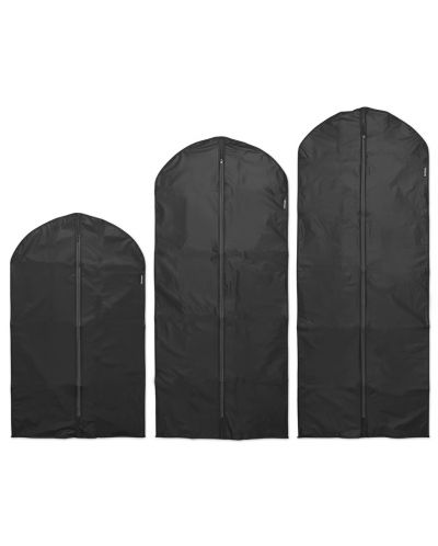 Set od 3 futrole za odjeću Brabantia - veličina M/L/XL, Black - 1