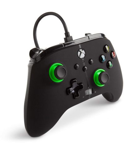 Kontroler PowerA - Enhanced, za Xbox One/Series X/S, Green Hint - 2