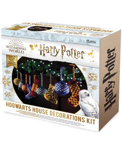 Komplet za pletenje Eaglemoss Movies: Harry Potter - Hogwarts House Decorations Kit - 2