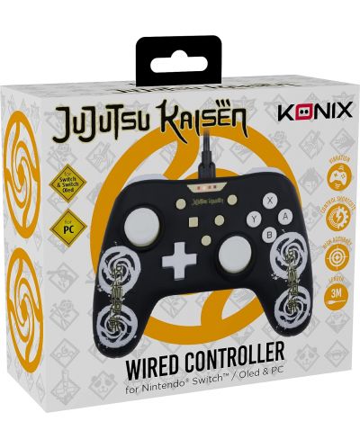 Kontroler Konix - za Nintendo Switch/PC, žičan, Jujutsu Kaisen - 8