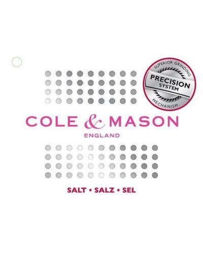 Set mlinova za sol i papar Cole & Mason - Derwent Mat Gold, 19 cm - 5