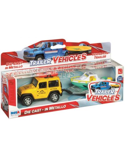 Set RS Toys - Jeep sa čamcem ili helikopterom, 1:48, asortiman - 1