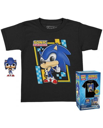 Set Funko POP! Collector's Box: Games - Sonic (Flocked) - 1