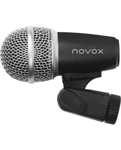 Set mikrofona za bubnjeve Novox - Drum Set, srebrno/crni - 2