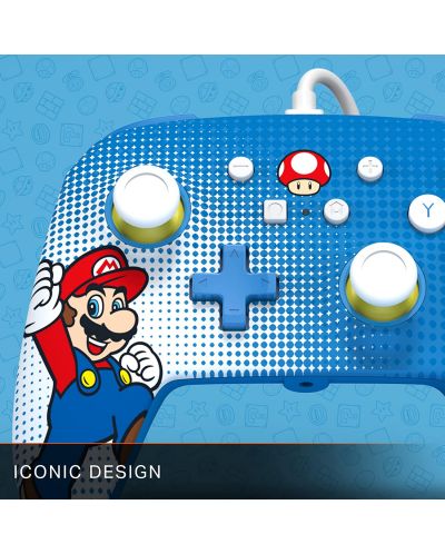 Kontroler PowerA - Enhanced, žični, za Nintendo Switch, Mario Pop Art - 8