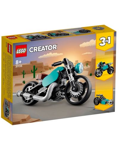 Konstruktor LEGO Creator 3 u 1 - Vintage motocikl (31135) - 1