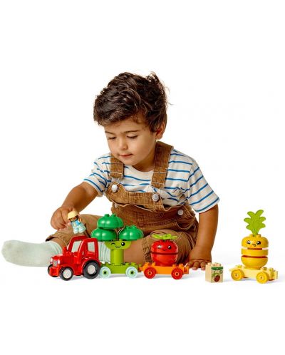 Konstruktor LEGO Duplo - Traktor za voće i povrće (10982) - 7