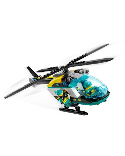 Konstrukcijski set LEGO City - Spasilački helikopter hitne pomoći (60405) - 5
