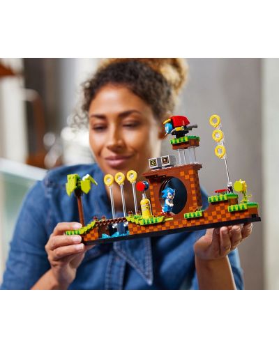 Konstruktor Lego Ideas - Sonic, zelena brežuljkasta zona (21331) - 6