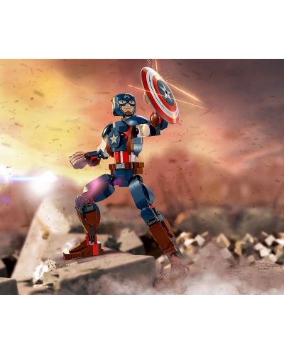 Konstruktor LEGO Marvel Super Heroes - Figura za gradnju Kapetana Amerike (76258) - 4