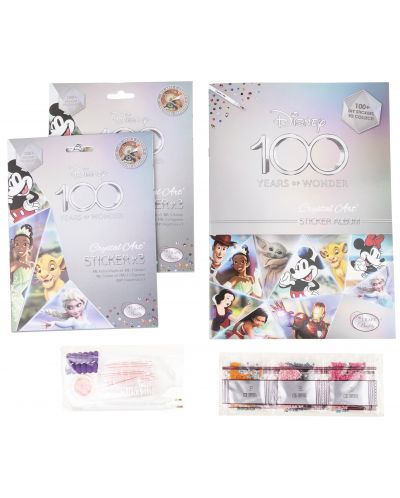 Kolekcionarski album Craft Buddy - Disney 100, početni paket s naljepnicama - 3