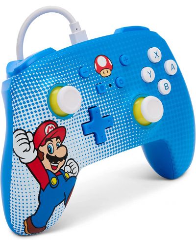 Kontroler PowerA - Enhanced, žični, za Nintendo Switch, Mario Pop Art - 2