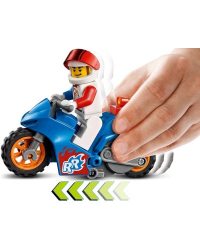Set Lego City Stunt - Kaskaderski motocikl raketa (60298) - 4