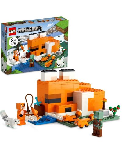 Konstruktor Lego Minecraft - Koliba za lisice (21178) - 2