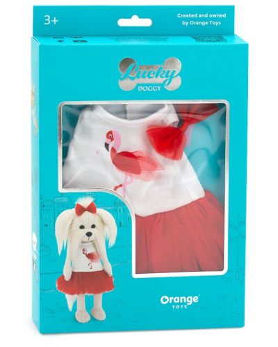 Set odjeće za lutke Orange Toys Lucky Doggy - Ljubav i flamingosi - 4