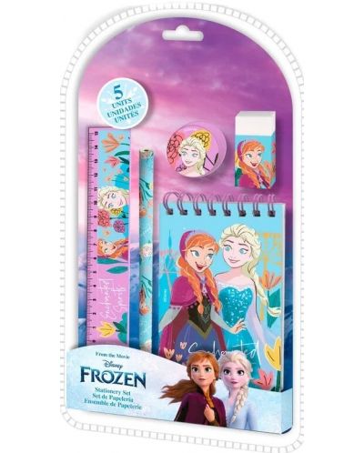 Set školskog pribora Kids Licensing - Frozen Enchanted Spirits, 5 dijelova - 1