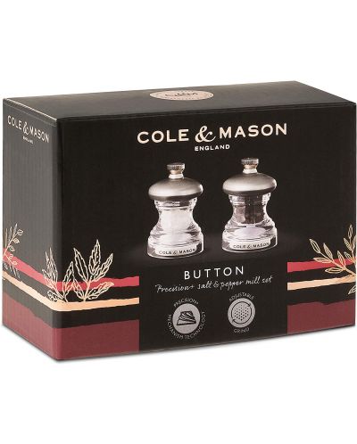 Set mlinova za sol i papar Cole & Mason - Button, 6.5 cm - 7