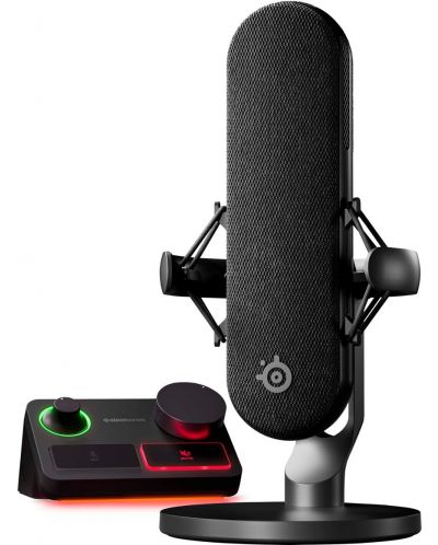 Set mikrofona i mikser SteelSeries - Alias Pro, crni - 1