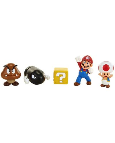 Komplet figura Jakks Pacific - Super Mario, 5 komada - 1