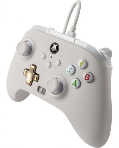 Kontroler PowerA - Enhanced, za Xbox One/Series X/S, White Mist - 3