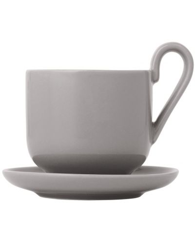 Set od 2 porculanske šalice za espresso Blomus - Ro, 80 ml, sive - 2