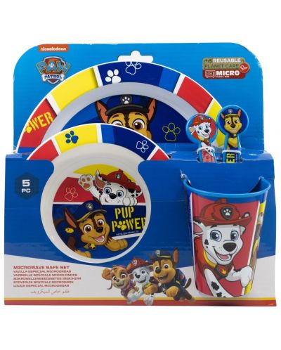 Set za hranjenje Stor - Micro, Paw Patrol Pup Power, 5 dijelova - 2