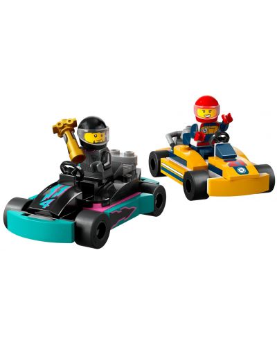 Konstruktor LEGO City Great Vehicles - Karting automobili i natjecatelji (60400) - 3