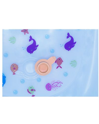 Komplet za kupanje s termometrom BabyJem - Plavi, 6 dijelova - 3