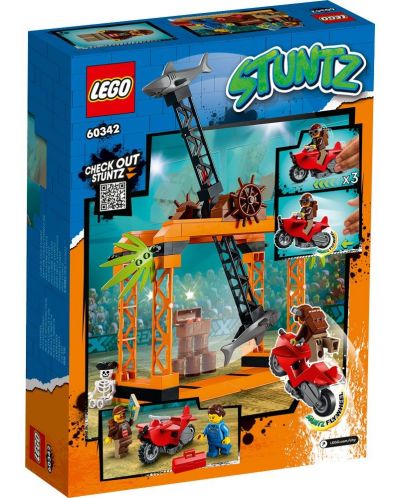 Кonstruktor Lego City - Kaskaderski izaziv Shark Attack (60342) - 1