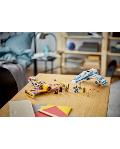 Konstruktor LEGO Star Wars - New Republic E-Wing protiv Shin Hatovog Starfightera (75364) - 10