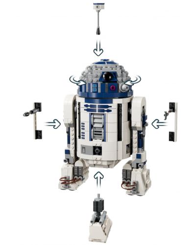 Konstruktor LEGO Star Wars - Droid R2-D2 (75379) - 5