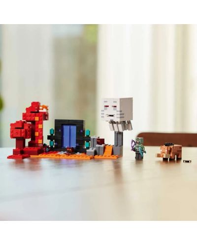 Konstruktor LEGO Minecraft - Zasjeda kod portala za pakao (21255) - 9