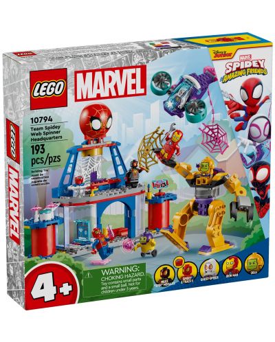 Konstruktor LEGO Marvel - Sjedište tima Spidey (10794) - 1
