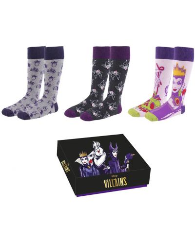 Set čarapa Cerda Disney: Villains - Maleficent, veličina 36-41 - 2