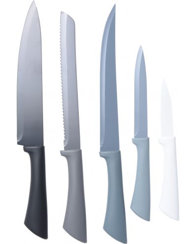 Set od 5 kuhinjskih noževa H&S - sa stalkom, raznobojni - 2