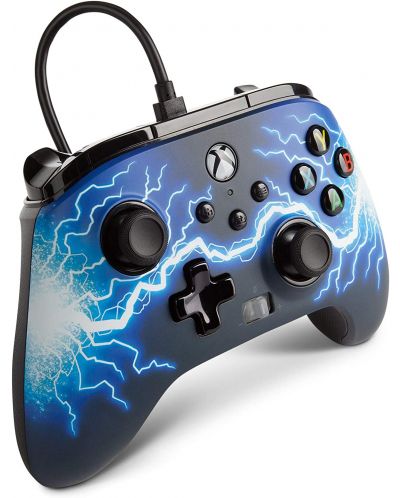 Kontroler PowerA - Enhanced, žičani, za Xbox One/Series X/S, Arc Lightning - 3