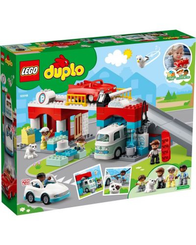 Konstruktor Lego Duplo Town – Parking i autopraonica (10948) - 2