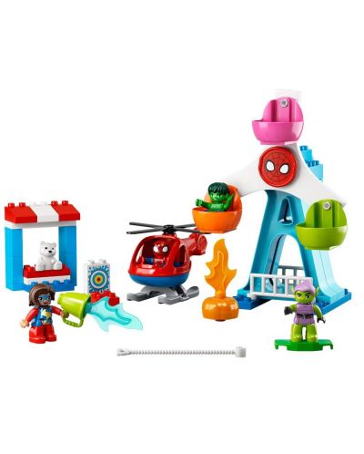 Konstruktor Lego Duplo - Spider-Man i prijatelji, Avantura na sajmu (10963) - 2