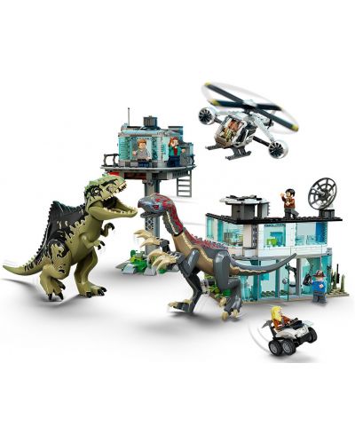 Konstruktor Lego Jurassic World - Napad Gigantosaurusa i Therizinosaurusa (76949) - 2