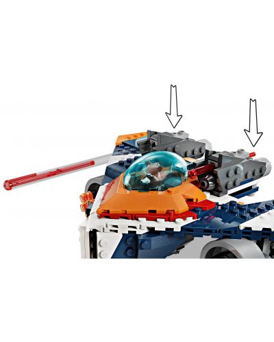 Konstruktor LEGO Marvel Super Heroes - Rocket's Warbird brod protiv Ronana ​ (76278) - 6