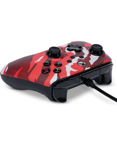 Kontroler PowerA - Enhanced, žičani, za Xbox One/Series X/S, Red Camo - 5