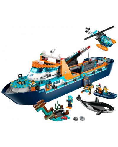 Konstruktor LEGO City - Brod za istraživanje Arktika (60368) - 2