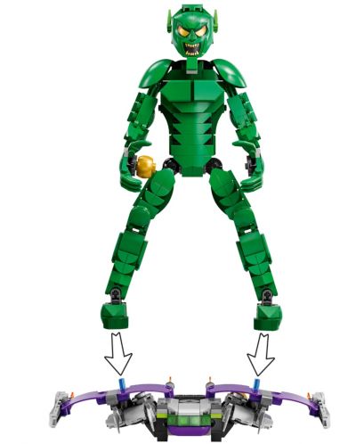 Konstruktor LEGO Marvel Super Heroes - Zeleni Goblin (76284) - 5